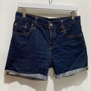 Levi’s 501 dark denin shorts jeans W26